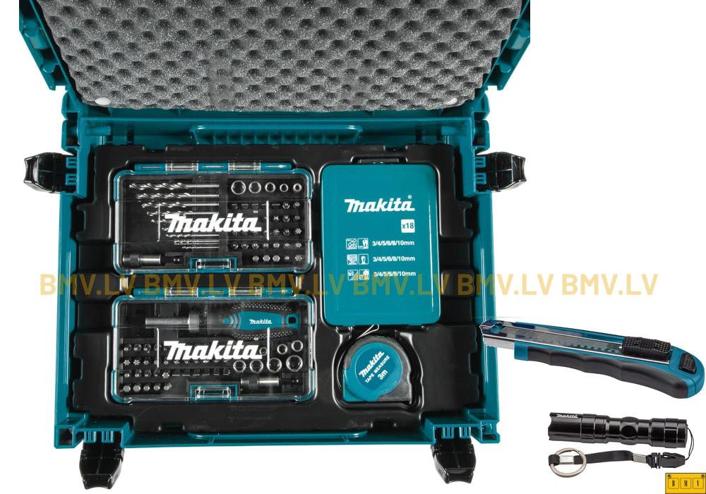 Urbju, uzgaļu un instrumentu komplekts (116gab) Makita B-49884