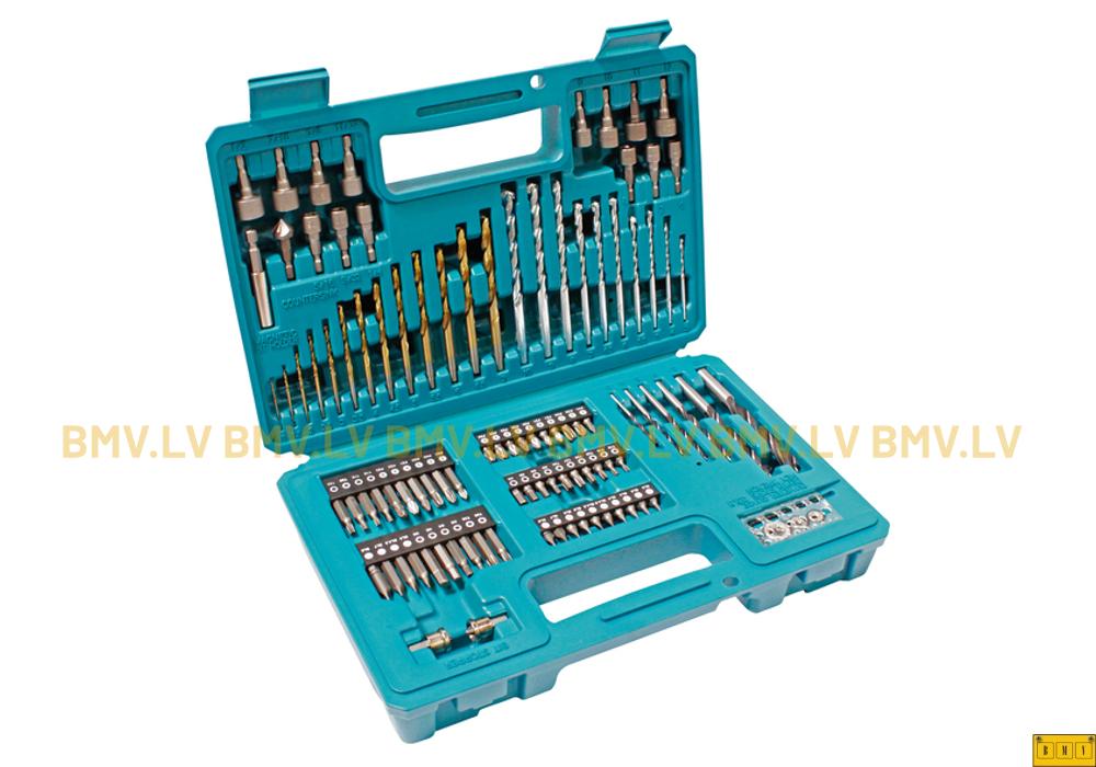 Urbju, uzgaļu un instrumentu komplekts (102gab) Makita B-68432