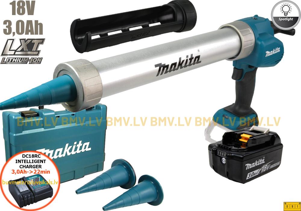 Silikona pistole 18V Makita DCG180RFX (1x3.0Ah)