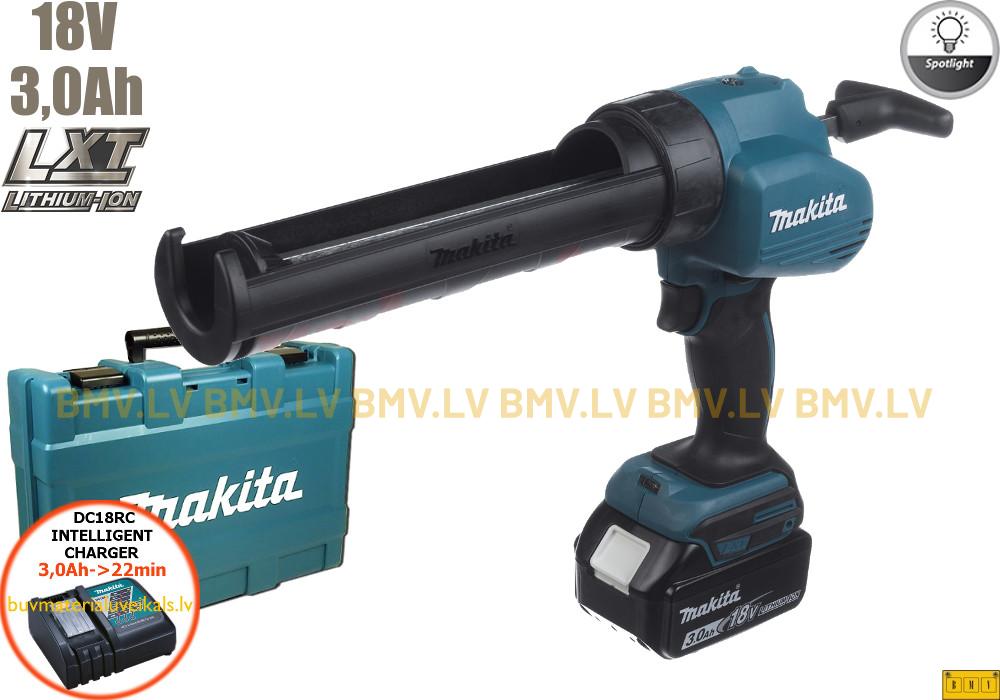 Silikona pistole 18V Makita DCG180RF (1x3.0Ah)