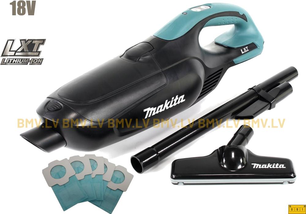 Putekļu sūcējs Makita DCL182ZB 18V (BEZ akku) + maisi