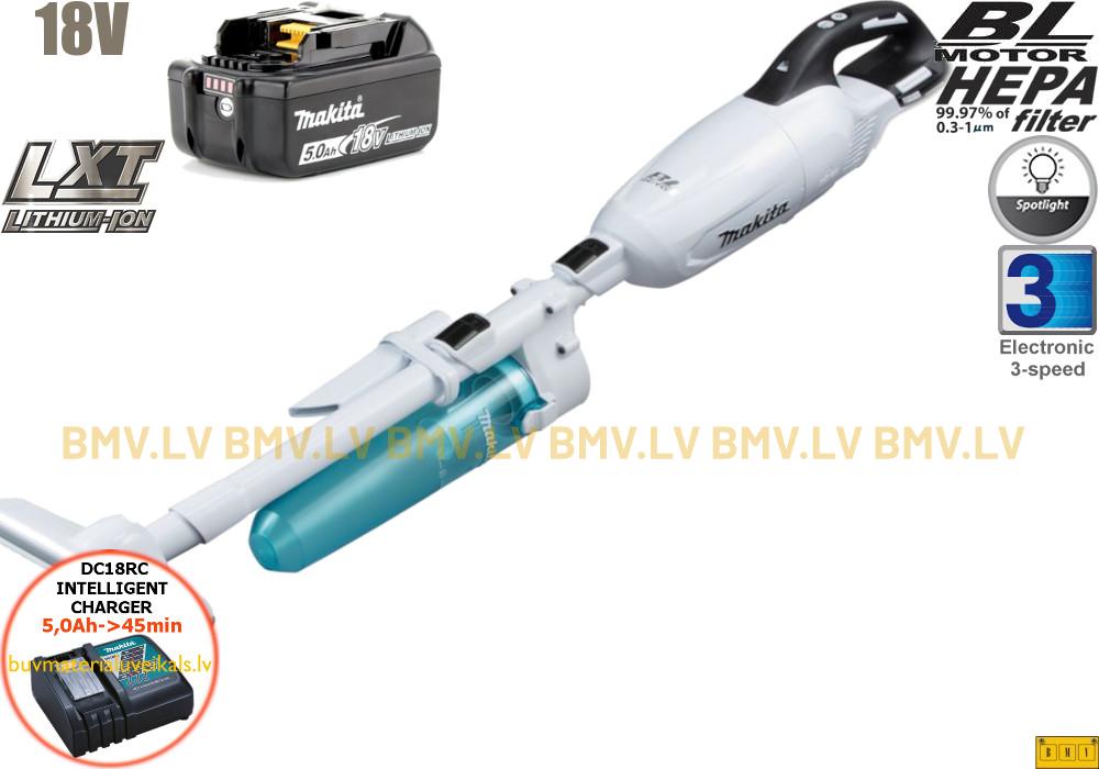 Putekļu sūcējs Makita DCL281WX14 18V (1x5,0Ah)