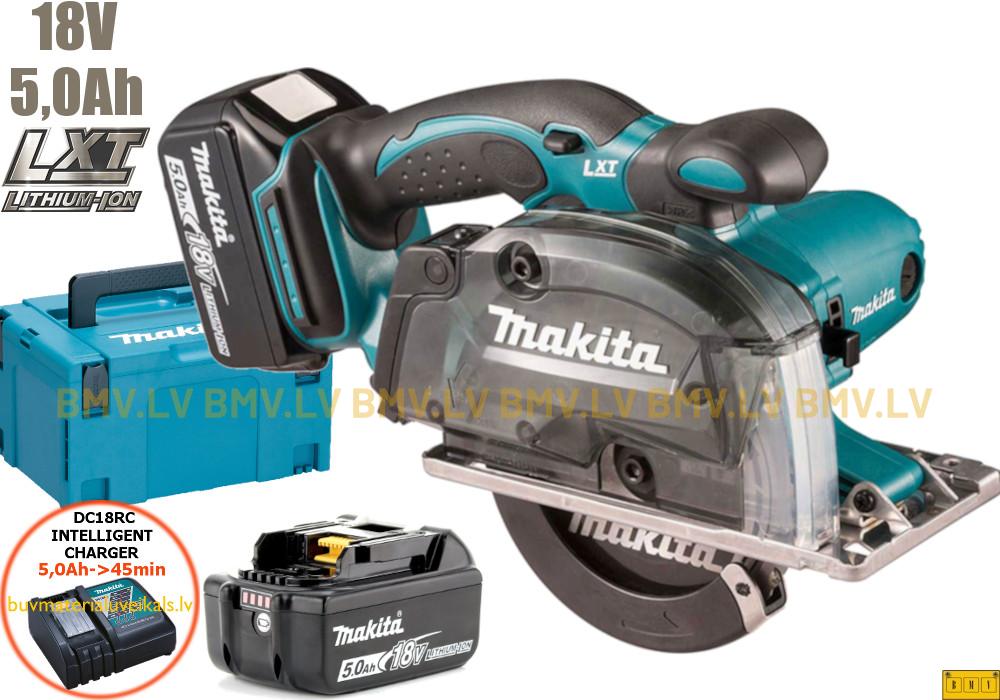 Metāla zāģis Makita DCS552RTJ (2x5,0Ah)