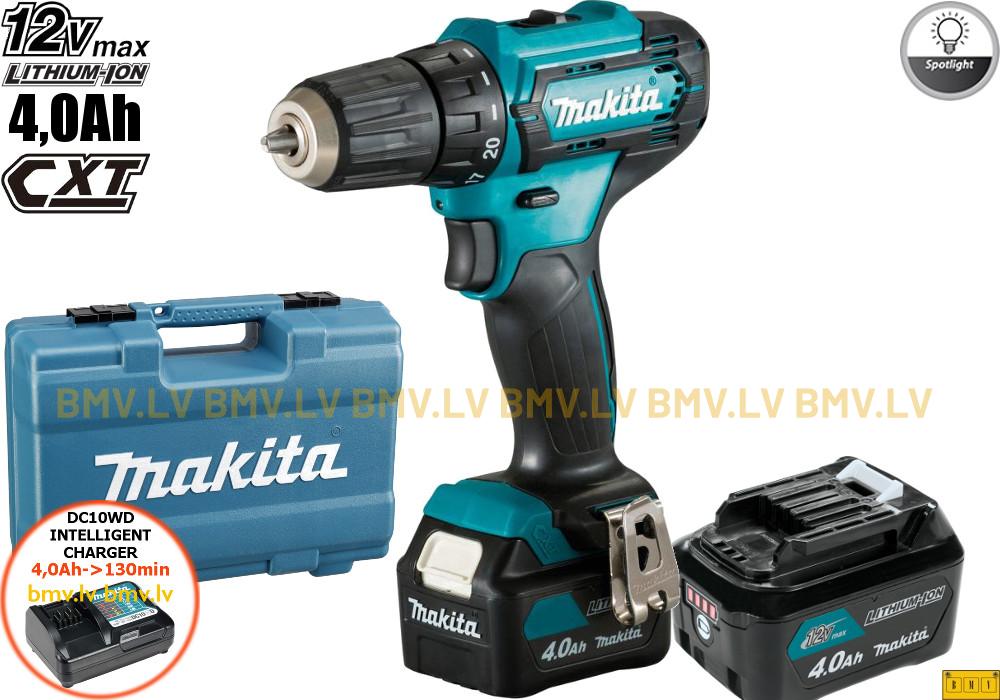 Urbjmašīna/Skrūvgriezis Makita DF333DWME (2x4,0Ah)