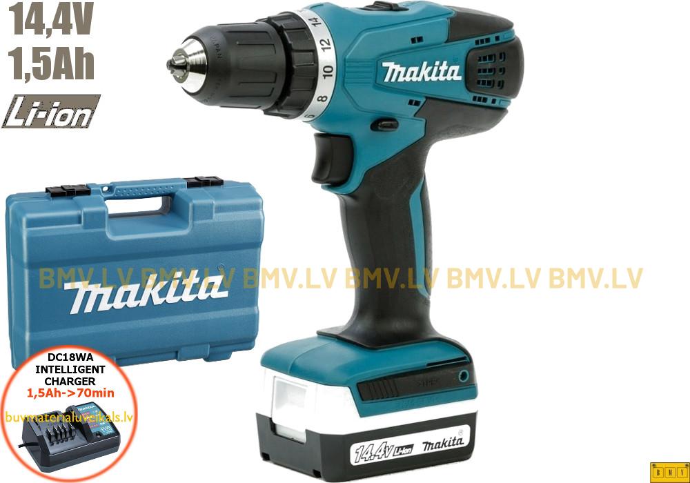 Urbjmašīna/Skrūvgriezis Makita DF347DW 14,4V (1x1,5Ah) G-series