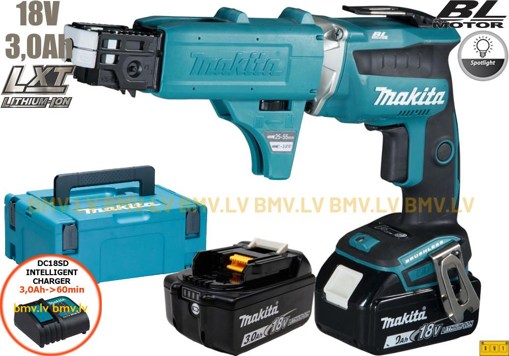 Skrūvmašīna Makita DFS452FJX2 (2x3,0Ah)