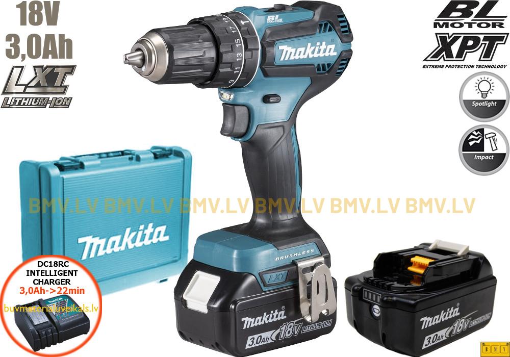 Makita DHP485RFE (DHP485RFJ:) > Urbjmašīnas 18V BMV.lv