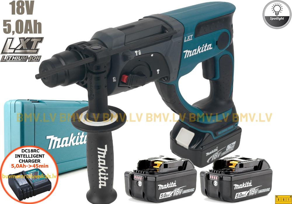 Perforators Makita DHR202RTE3 18V (3x5.0Ah)