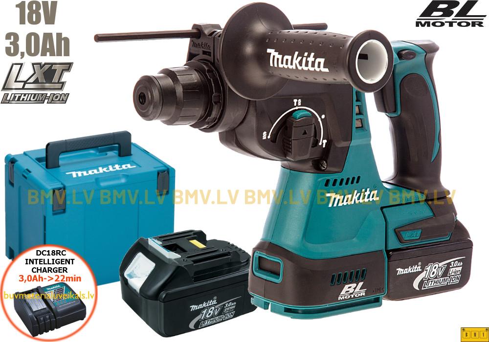 Perforators Makita DHR242RFJ 18V (2x3,0Ah)