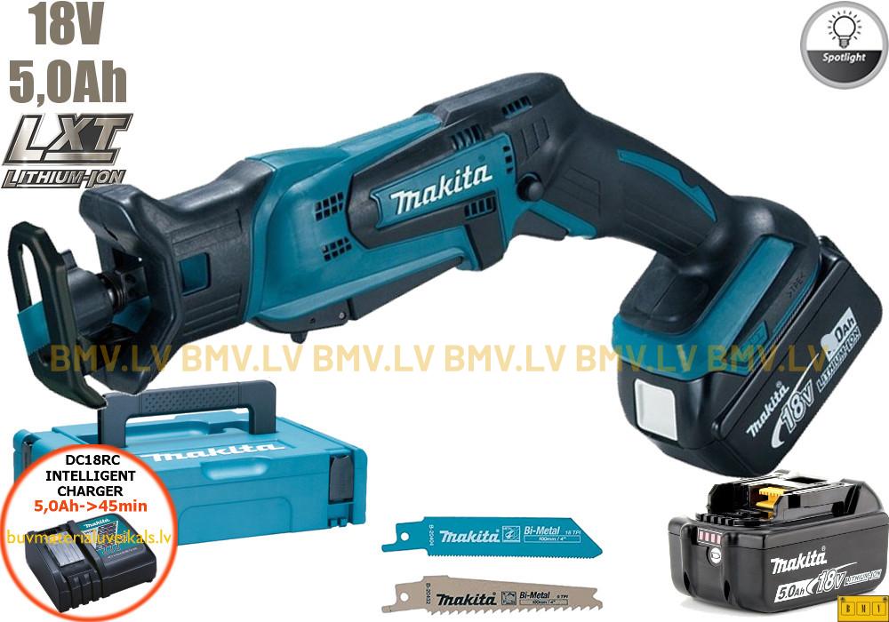 Zobenzāģis Makita DJR183RTJ (2x5,0Ah, DC18RC, Makpac)