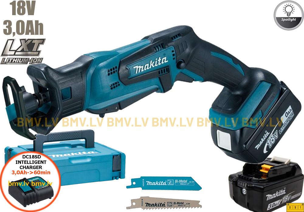 Zobenzāģis Makita DJR183SFJ (2x3,0Ah, DC18SD, Makpac)