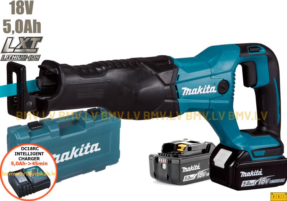 Zobenzāģis Makita DJR186RTE (2x5,0Ah, DC18RC, Case)