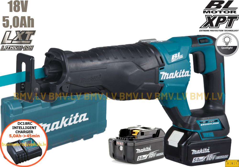 Zobenzāģis Makita DJR187RTE (2x5,0Ah, DC18RC, Case)