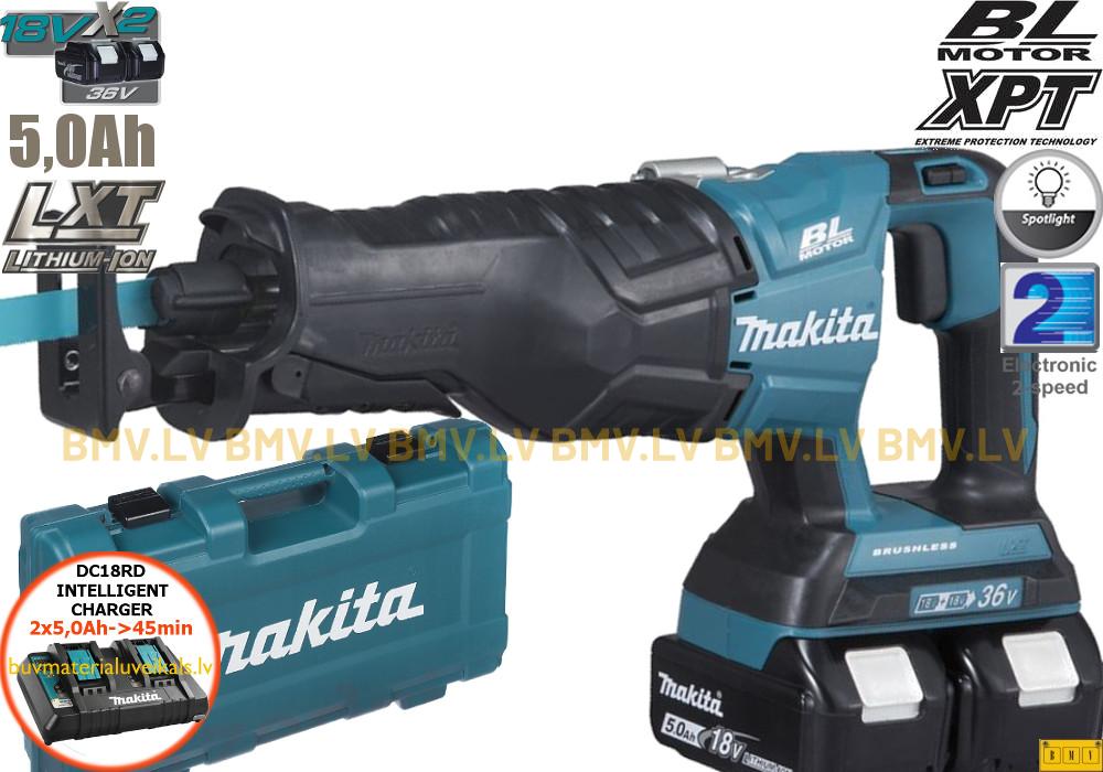 Zobenzāģis Makita DJR360PT2 (2x5,0Ah, DC18RD, Case)