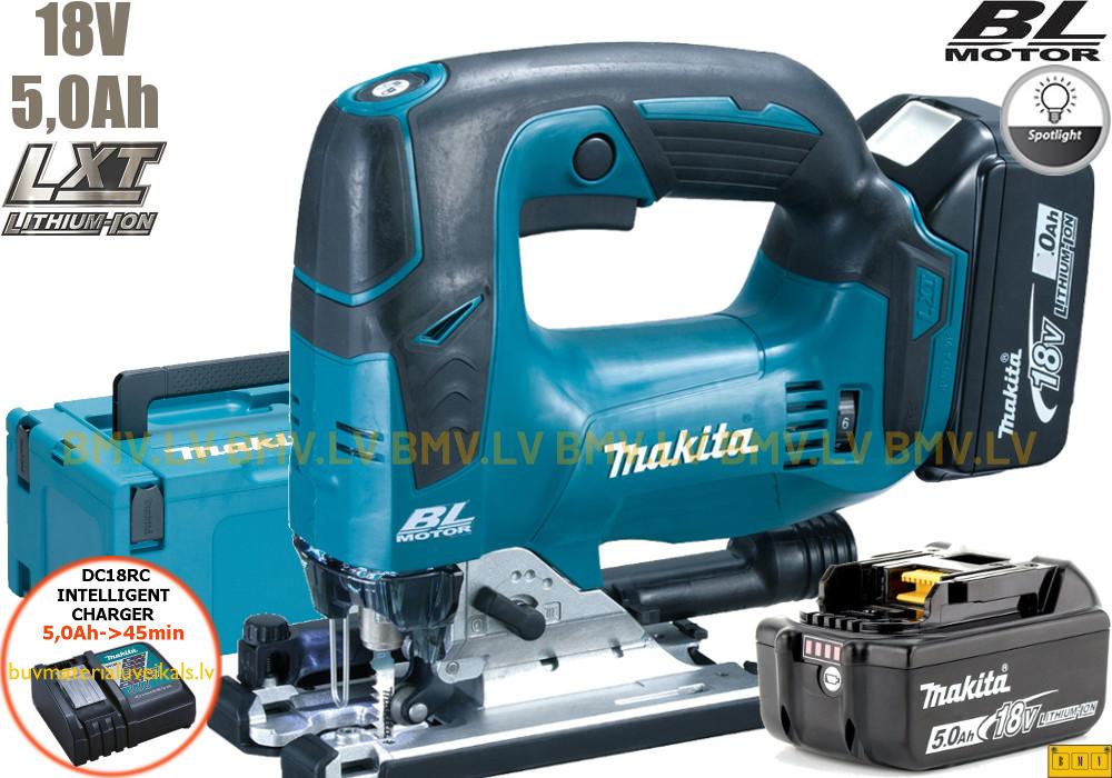 Figūrzāģis Makita DJV182RTJ (2x5,0Ah, DC18RC, Makpac)