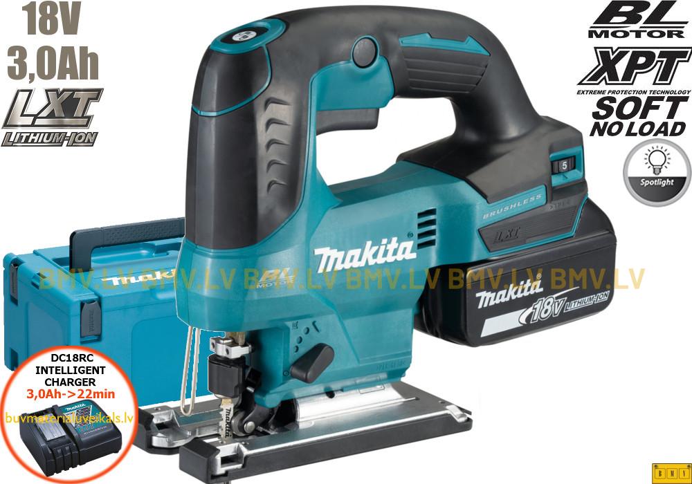 Figūrzāģis Makita DJV184RF1J (1x3,0Ah, DC18RC, Makpac)