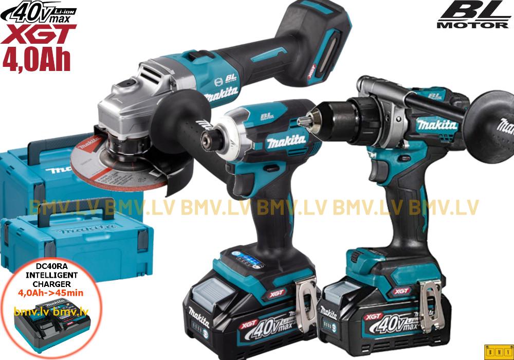 Komplekts Makita DK0125G301 DF001G + TD001G + GA005G 40V (2x4,0Ah)