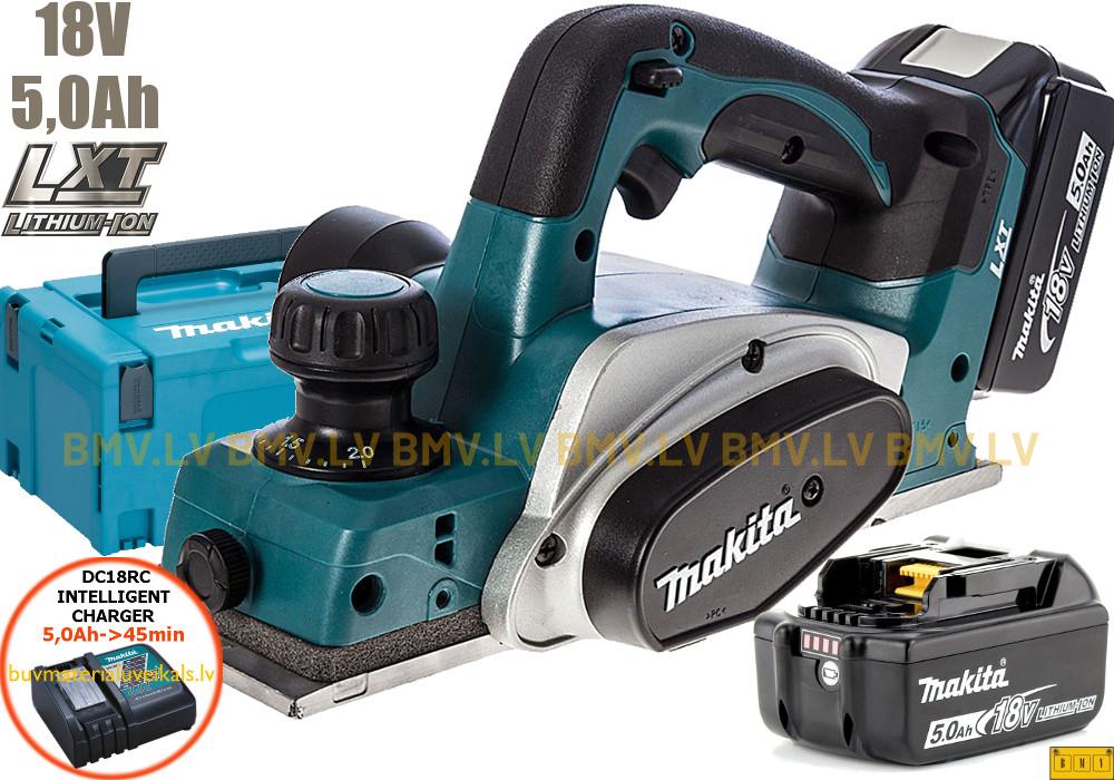 Ēvele Makita DKP180RTJ (2x5.0Ah)