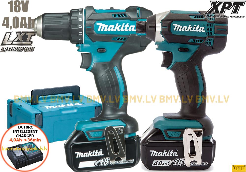 Komplekts Makita DLX2127MJ DDF482 + DTD152 18V (2x4.0Ah)