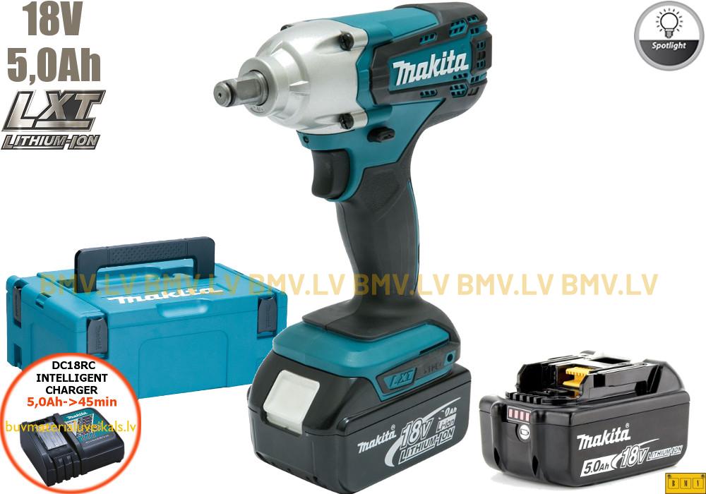 Impulsa uzgriežņatslēga 1/2" Makita DTW190RTJ 18V (2x5,0Ah)