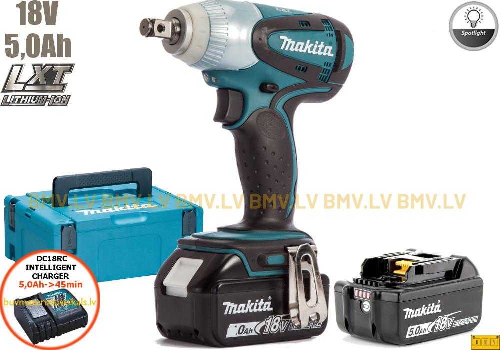 Impulsa uzgriežņatslēga 1/2" Makita DTW251RTJ 18V (2x5,0Ah)