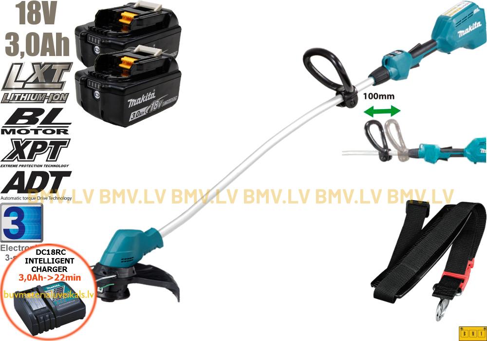 Trimmeris Makita DUR189RFE 18V (2x3,0Ah)