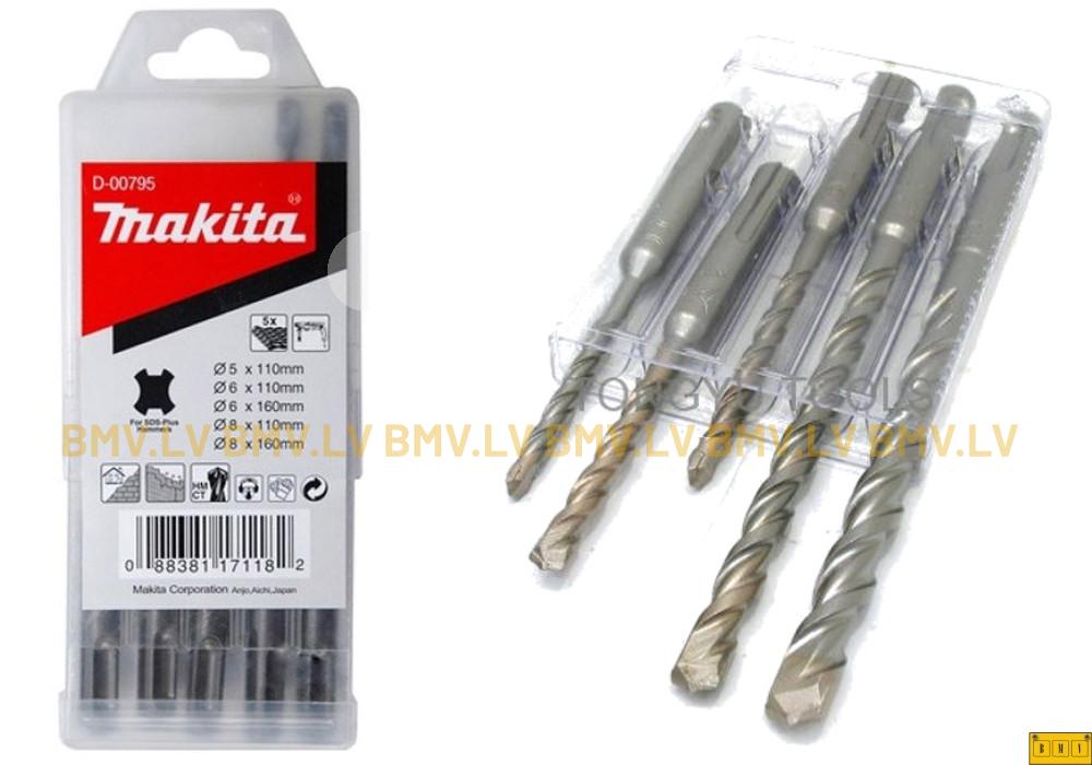 5 SDS plus urbju komplekts Makita B-49052