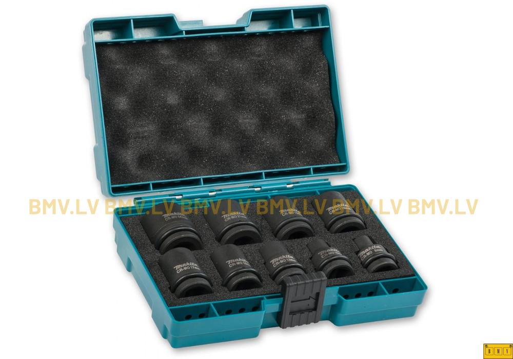 9-daļīgs 1/2" spēka patronu (muciņu) komplekts Makita D-41517