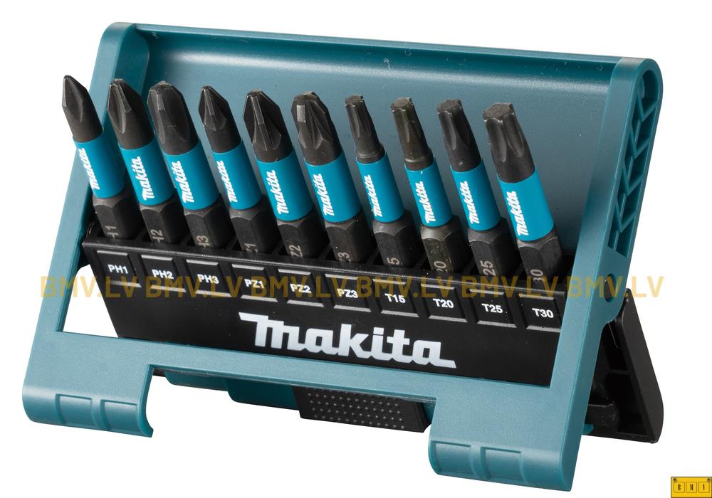 10-daļīgs Impact Black uzgaļu komplekts Makita E-12011