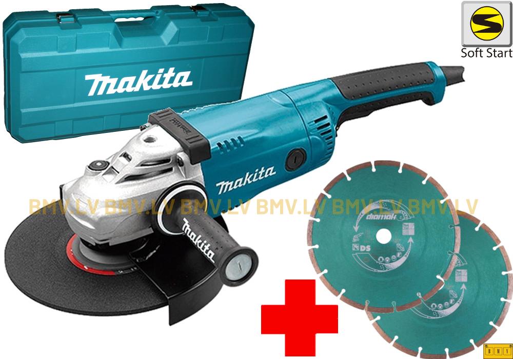 Leņķa slīpmašīna Makita GA9020RFK3