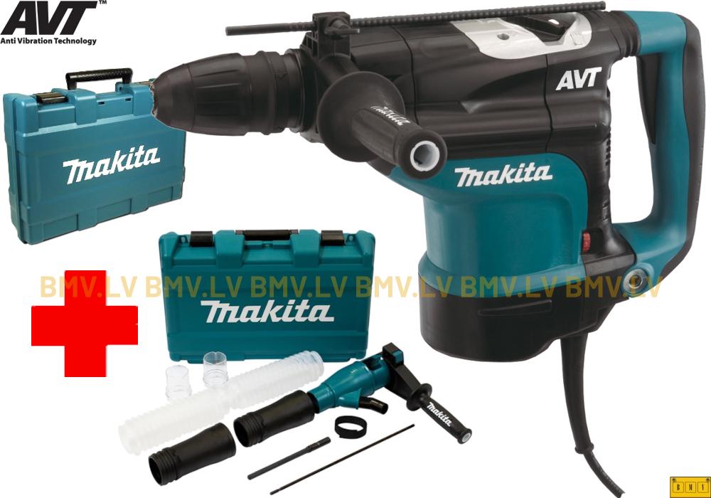 Perforators Makita HR4511C + putekļu atsūkšanas komplekts 195866-2