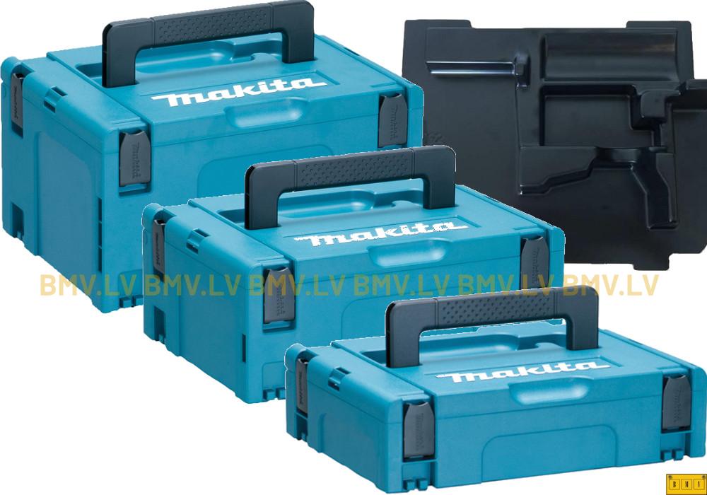 Koferis Makita Makpac 1 (821549-5) + Makpac 2 (821550-0) + Makpac 3 (821551-8) ieliktnis