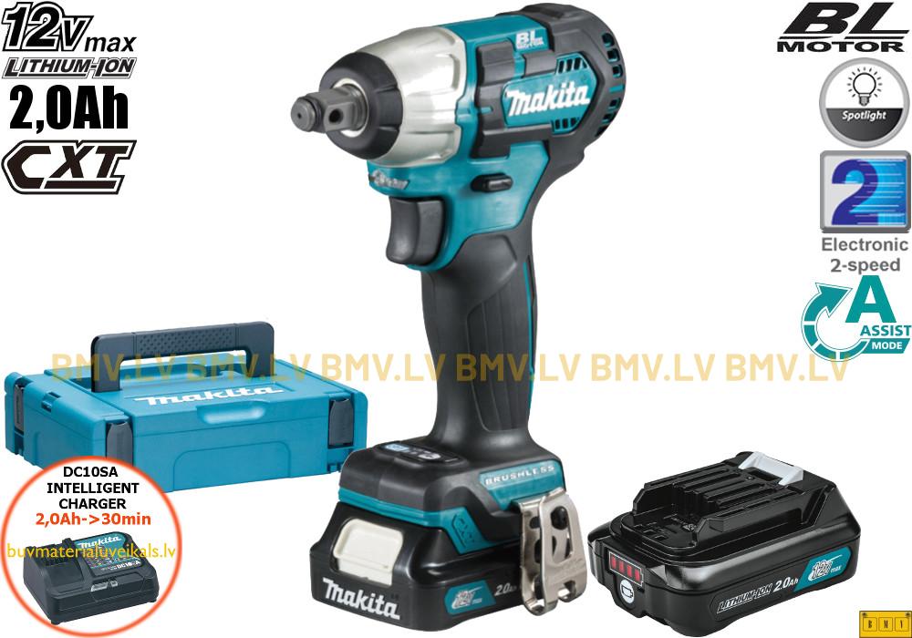 Impulsa uzgriežņatslēga 1/2" Makita TW161DSAJ 12V (2x2,0Ah)