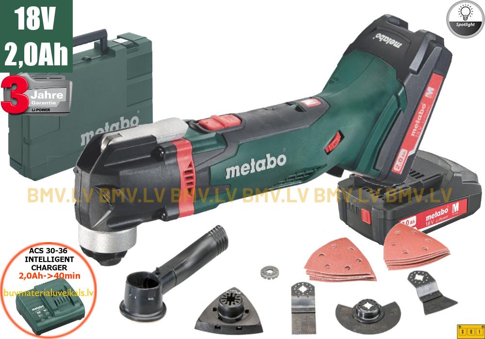 Daudzfunkciju instruments Metabo MT 18 LTX (2x2.0Ah)