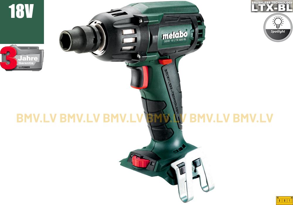 Impulsa uzgriežņatslēga Metabo SSW 18 LTX 400 BL (solo)