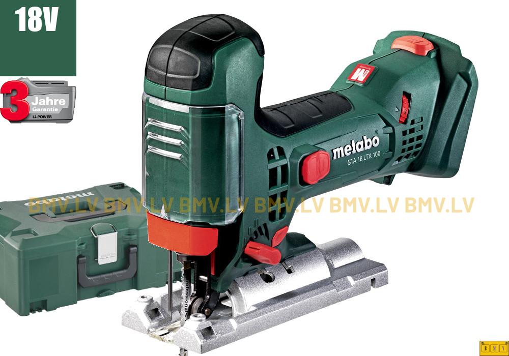 Figūrzāģis Metabo STA 18 LXT 100 (solo, Metaloc)