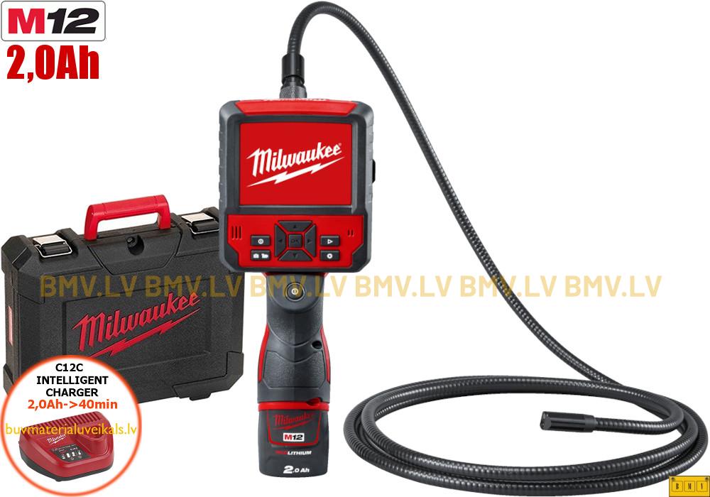 Inspekcijas kamera Milwaukee M12 IC AV3-201C (C12 C, M12 B2, Case)