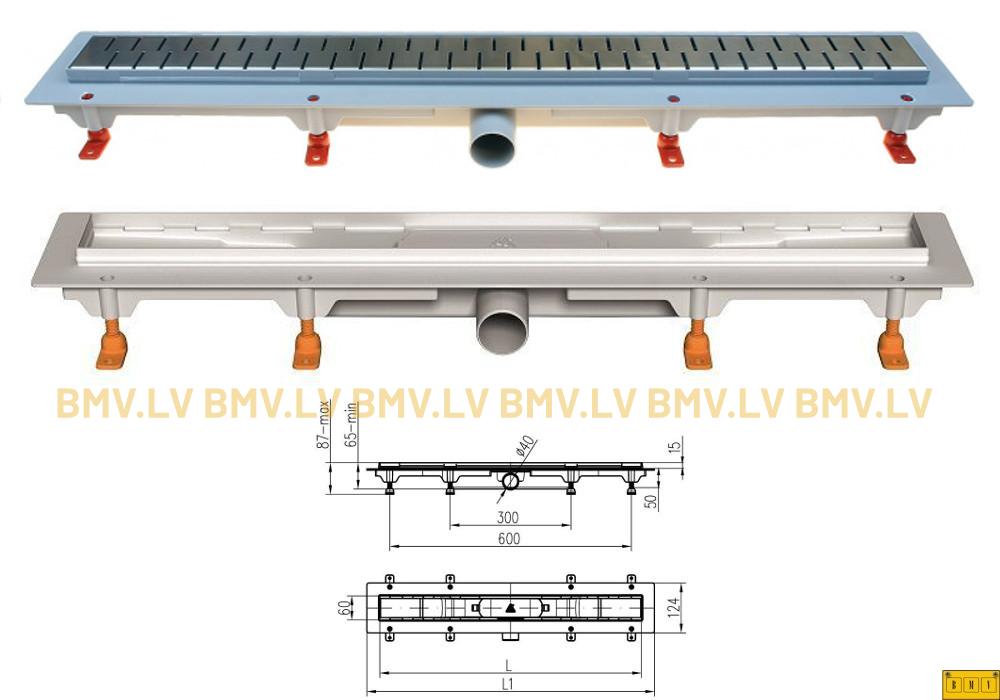 Dušas kanāls PLZ 750 MM